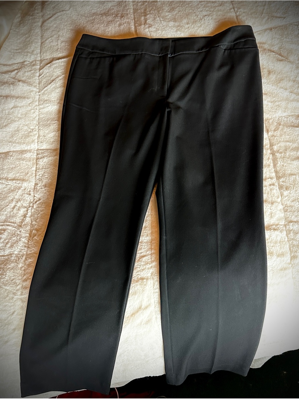 Ann Taylor Factory Black women’s Wide leg Dress Pants - Flat Front Excellent